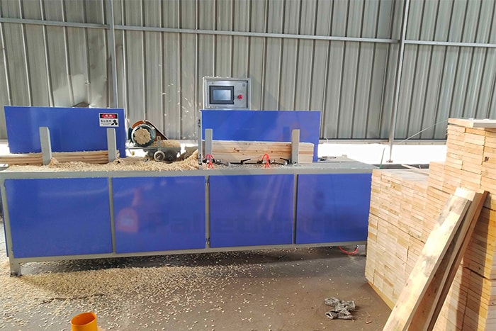 pallet chamfer machine