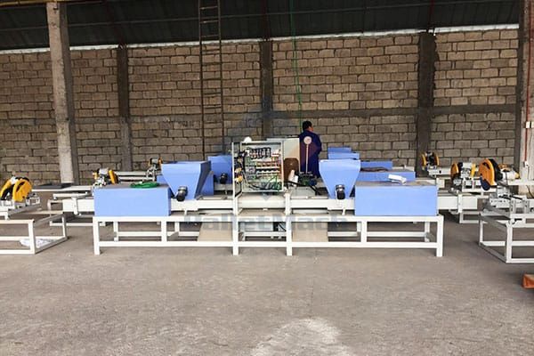 Philippines wood pallet block production line